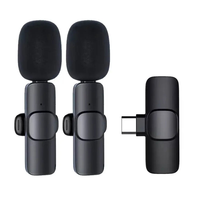 Set 2 Microfoane Lavaliera ENTRY WM001 Wireless TYPE C