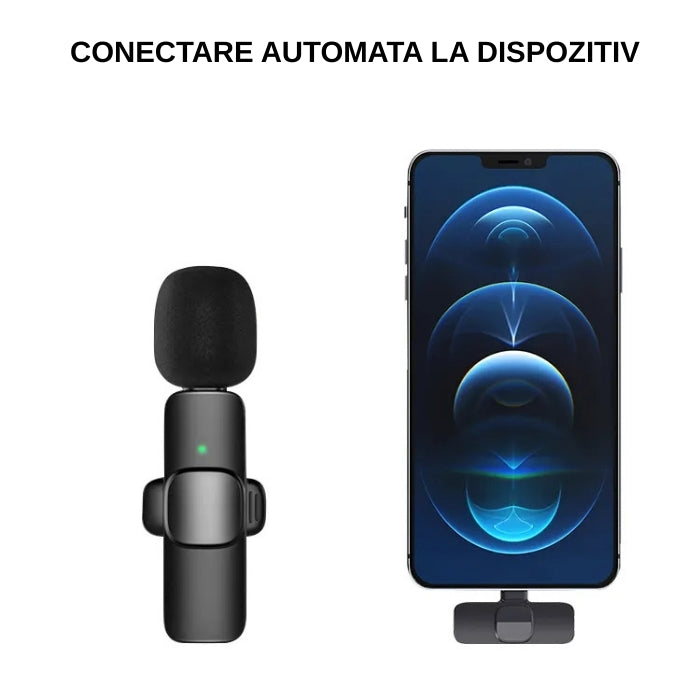 Set 2 Microfoane Lavaliera ENTRY WM001 Wireless TYPE C