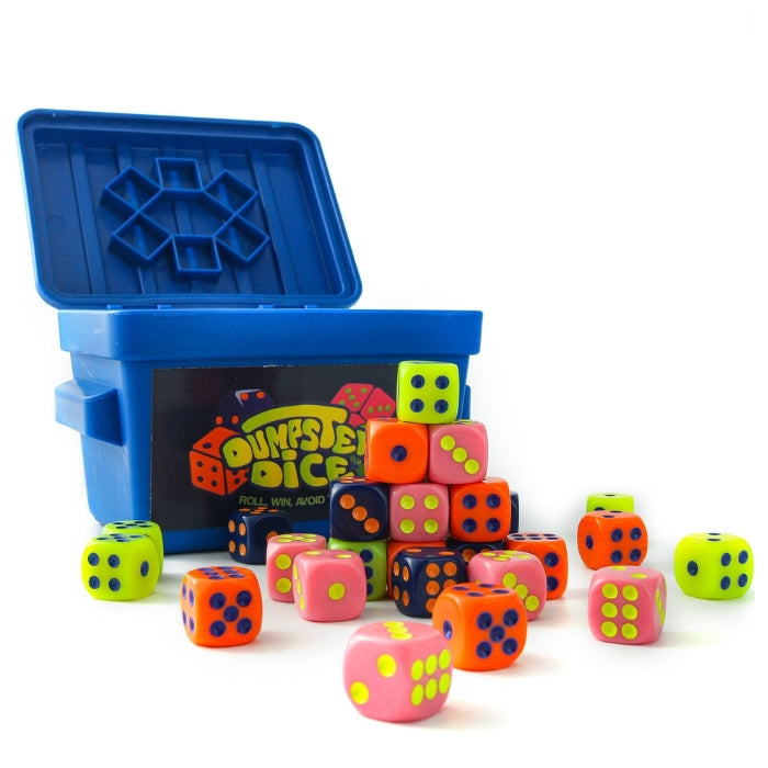 Joc de societate DUMPSTER DICE, 80 piese, pentru 2-4 jucători