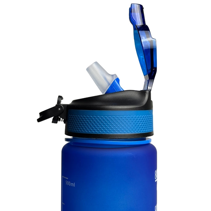 Sticla de Apa pentru Sport, Motivationala, 1000ml, Blue