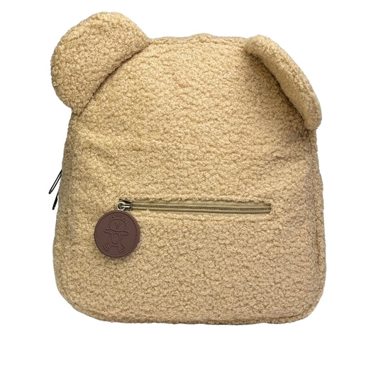 Ghiozdan de plus cu urechi, Teddy Crem, 28 x 27 x 13 cm