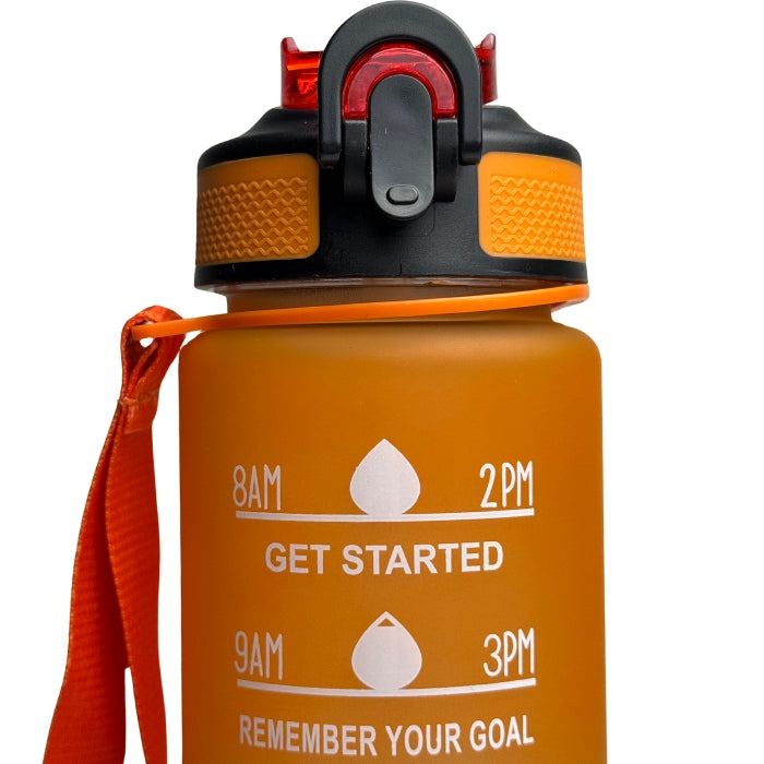 Sticla de Apa pentru Sport, Motivationala, 1000ml, Mango