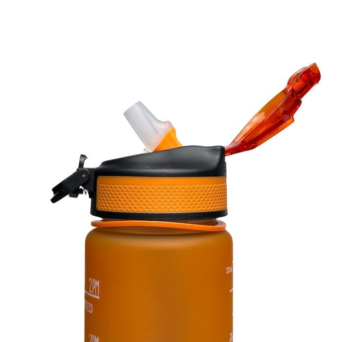 Sticla de Apa pentru Sport, Motivationala, 1000ml, Mango